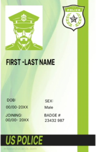 Police ID Card -Edit