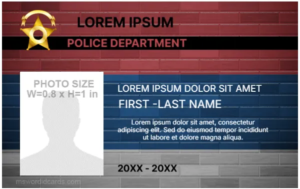 Police ID Card -Edit