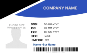 Employee ID Badge Format -EDIT