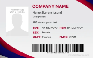 Employee ID Badge Format -EDIT