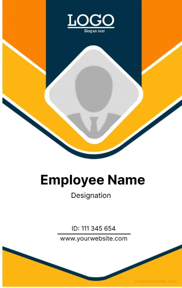 Employee ID Badge Format -EDIT
