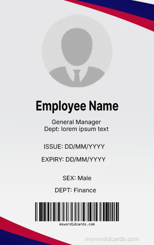 Employee ID Badge Format -EDIT