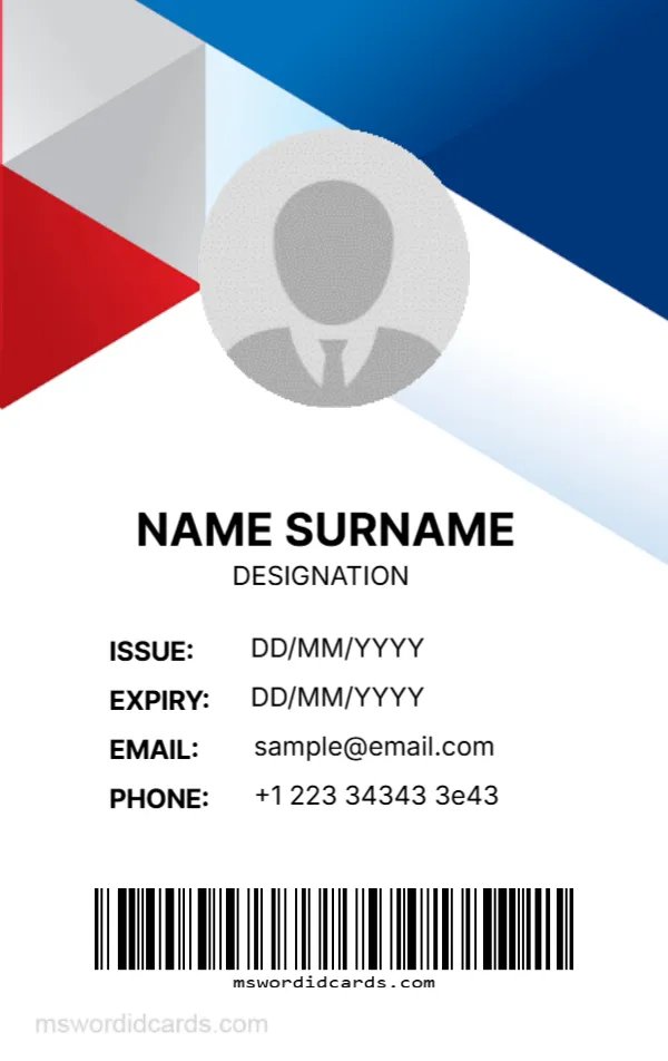 Employee ID Badge Format -EDIT