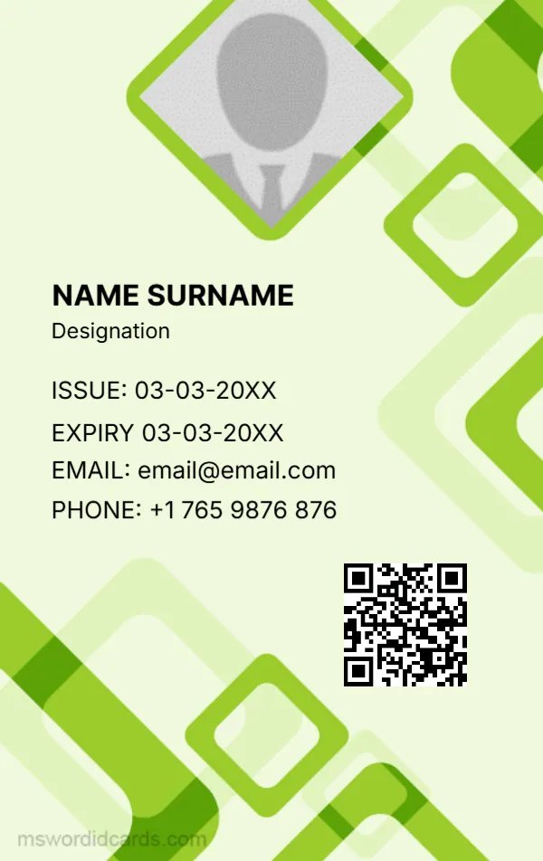 Employee ID Card Format