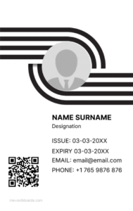 Black and White ID Badge -EDIT