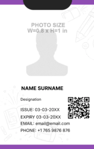 School ID Badge Format -EDIT