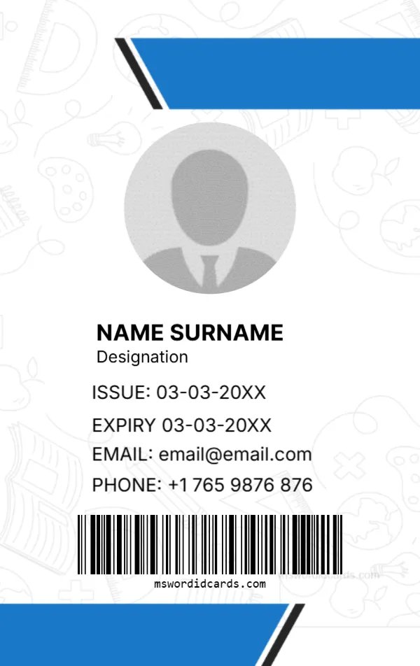 School ID Card Format -EDIT
