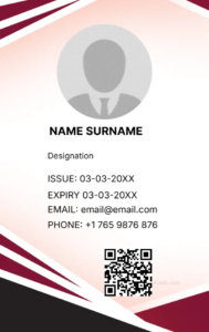 School ID Card Format -EDIT