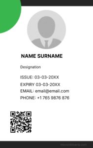 School ID Card Format -EDIT
