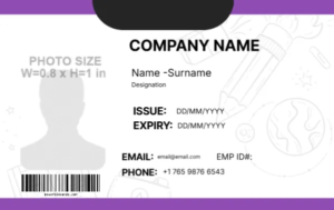 School ID Card Format -EDIT