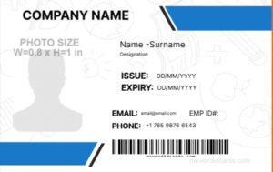School ID Card Format -EDIT