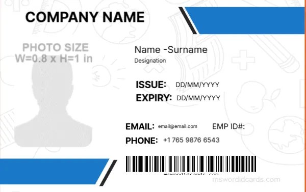 School ID Card Format -EDIT
