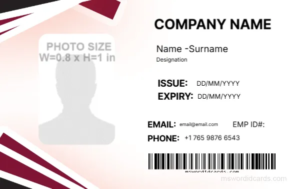 School ID Card Format -EDIT
