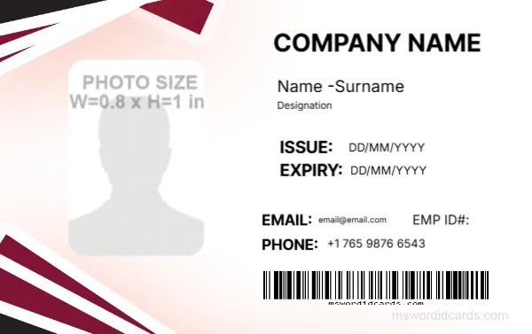 School ID Card Format -EDIT