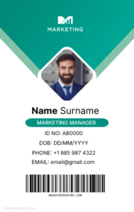 Office ID Card Template -Editor