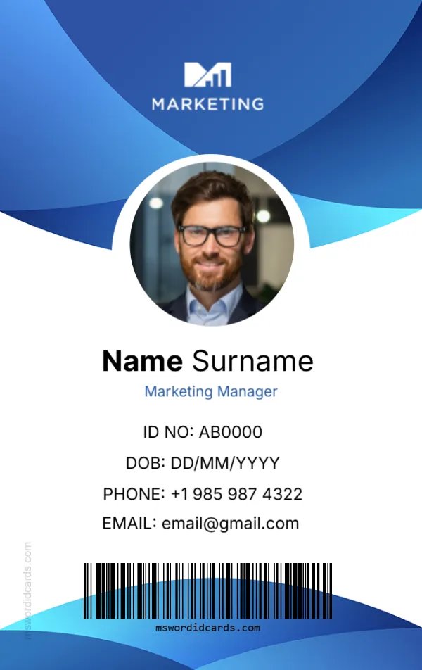 Office ID Card Template