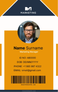 Office ID Card Template -Editor