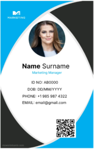 Office ID Card Template -Editor