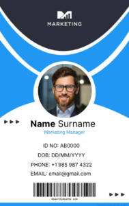 Office ID Card Template -Editor