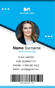 Office ID Card Template
