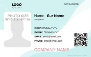 Office ID Card Template -Editor