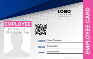 Office ID Card Template -Editor