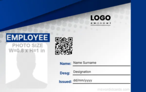 Office ID Card Template -Editor