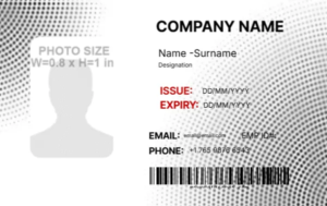 Office ID Card Template -Editor