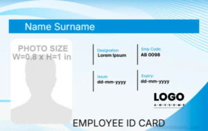Office ID Card Template -Editor