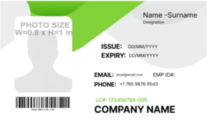 Office ID Card Template -Editor