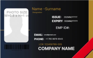 Office ID Card Template