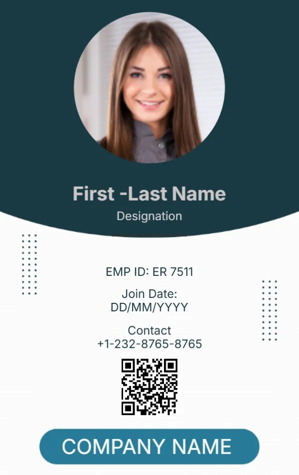 Company ID Card Template