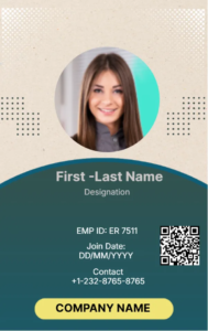 Company ID Card Template