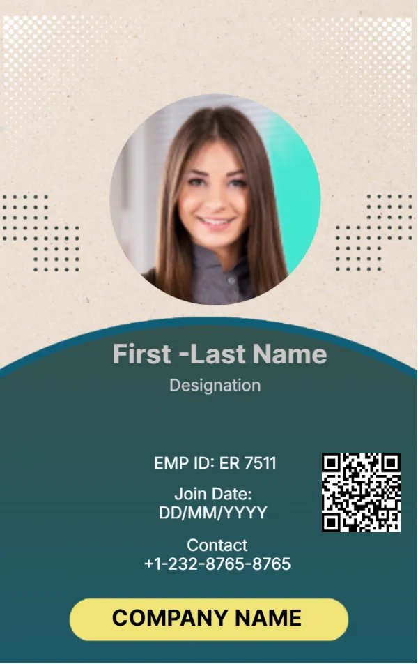 Company ID Card Template