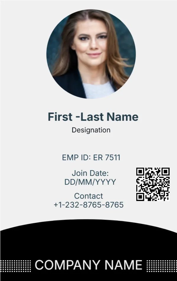 Company ID Card Template