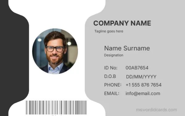 Employee ID Card Tempalte -Editor