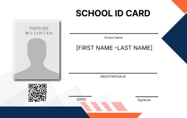 School ID Card Template -Ed